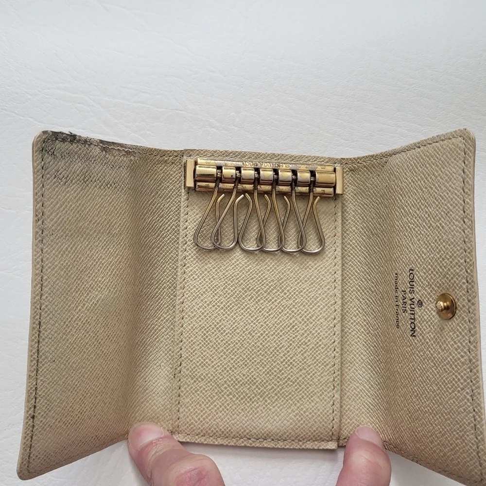 Louis Vuitton Damier Azur Multicles 6 key holder